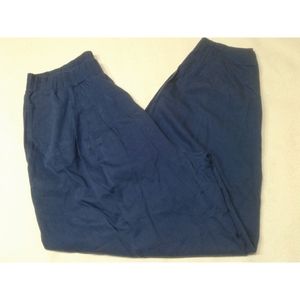 New Honors navy blue tapered pants size M